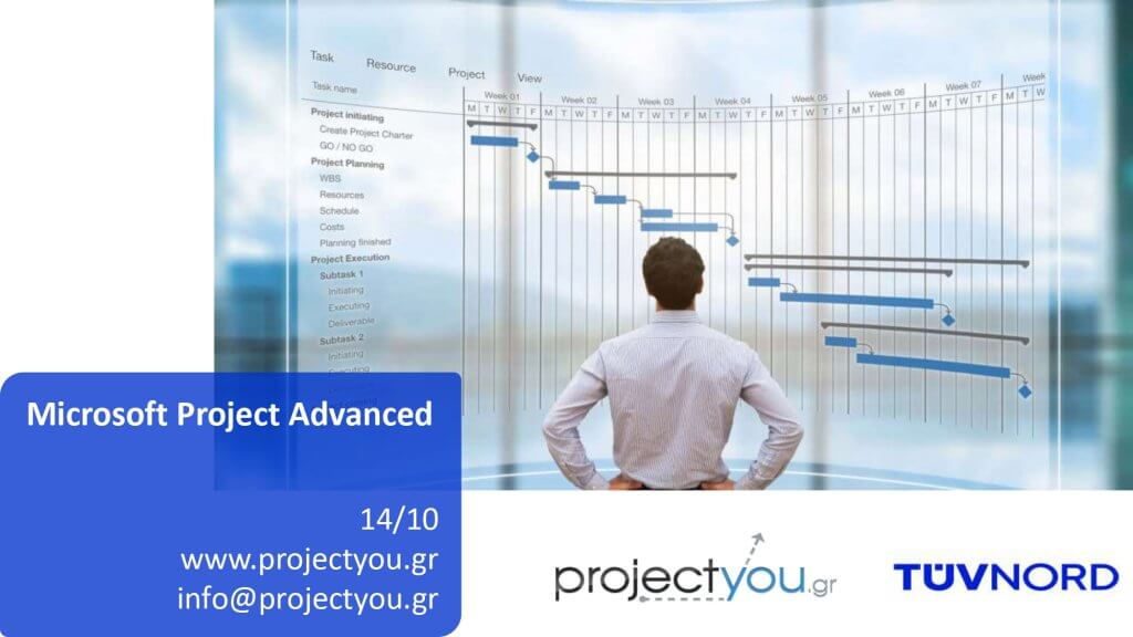 Microsoft Project Advanced - Οκτ. 2023 - Projectyou